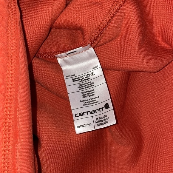 Nwt Carhartt Women's Relaxed Fit Front Pocket Fleece Pullover Size Medium - Picture 15 of 16